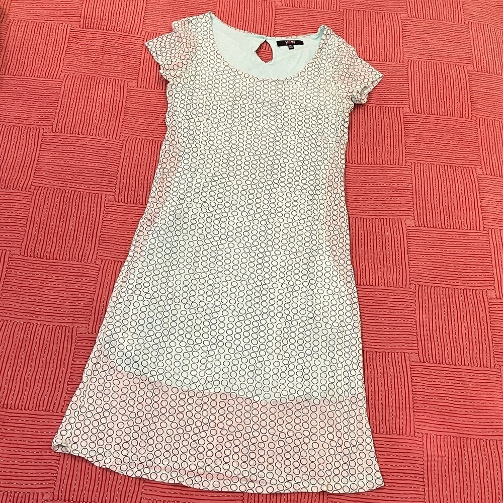 Women’s small Yest (Dutch brand) turquoise light green A-Line Dres